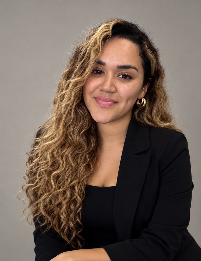 Portrait of Kenia, independent insurance broker